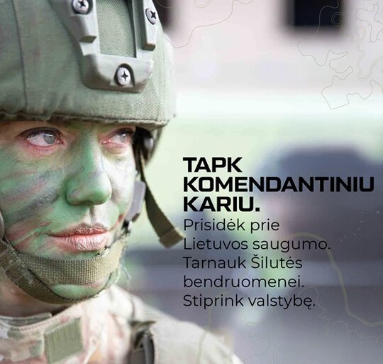 Tarnyba karo komendantūroje – tai naujas būdas prisidėti prie Lietuvos gynybos ir visuomenės...