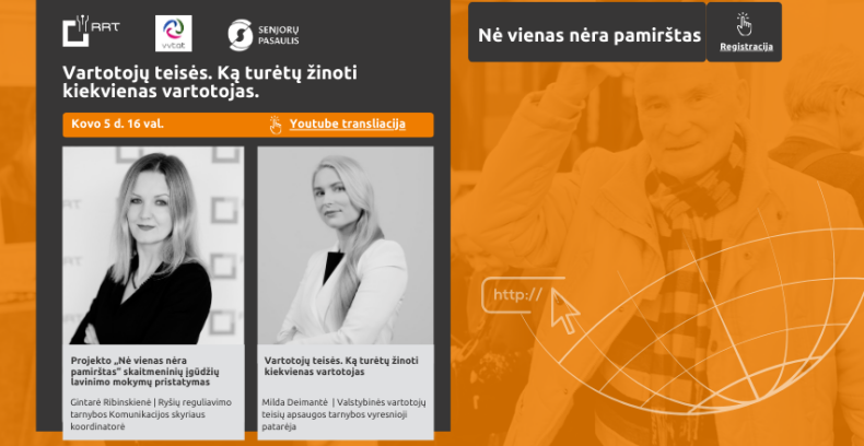 „Nė vienas nėra pamirštas“  ir vėl Jus kviečia į nuotolinę paskaitą