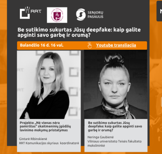 „Nė vienas nėra pamirštas“  ir vėl Jus kviečia į nuotolinę paskaitą