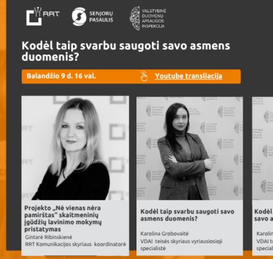 „Nė vienas nėra pamirštas“  ir vėl Jus kviečia į nuotolinę paskaitą