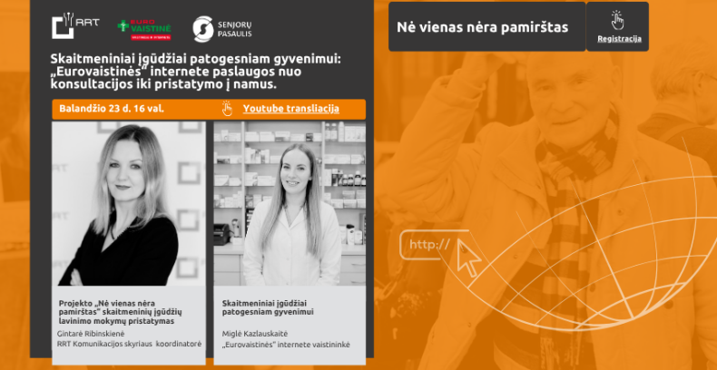 „Nė vienas nėra pamirštas“  ir vėl Jus kviečia į nuotolinę paskaitą