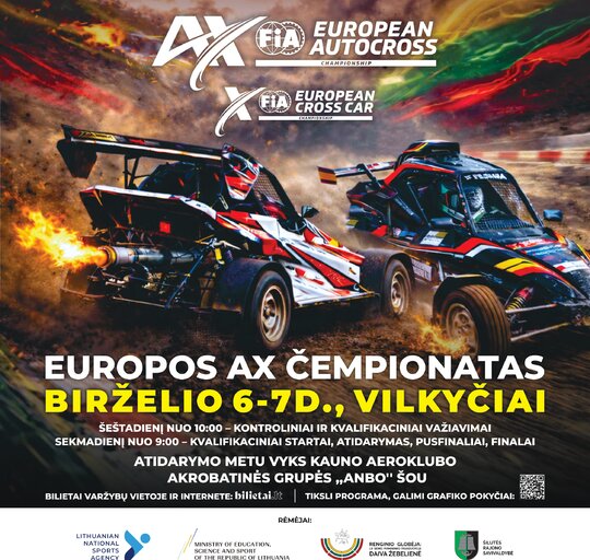 Vilkyčiuose vyks Europos AX čempionatas