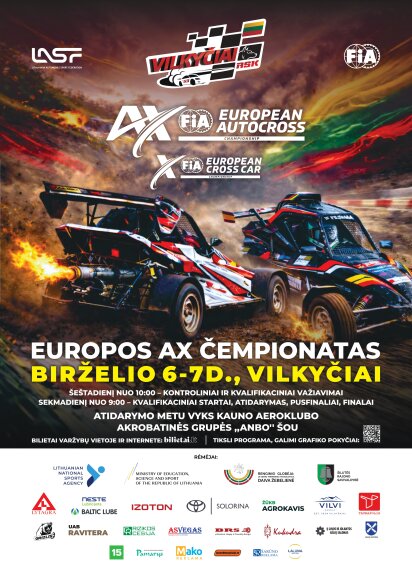 Vilkyčiuose vyks Europos AX čempionatas