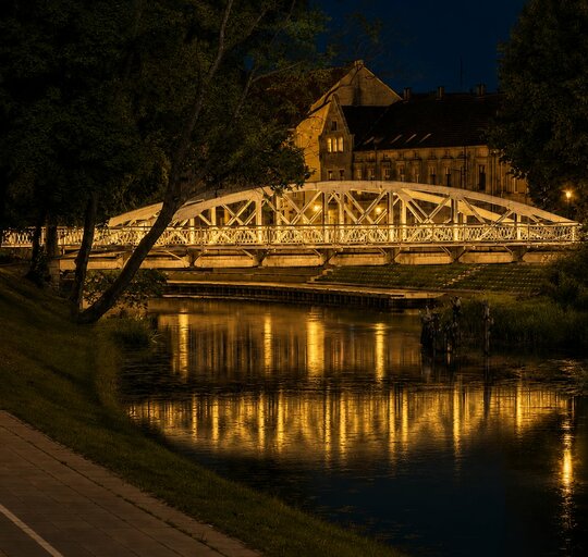 Geltonasis Šilutės tiltas keičiasi, bet jo istorija išlieka