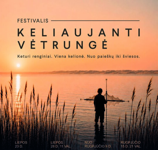 Šiuolaikinio meno ir kultūros festivalis „Keliaujanti vėtrungė“ sugrįžta!