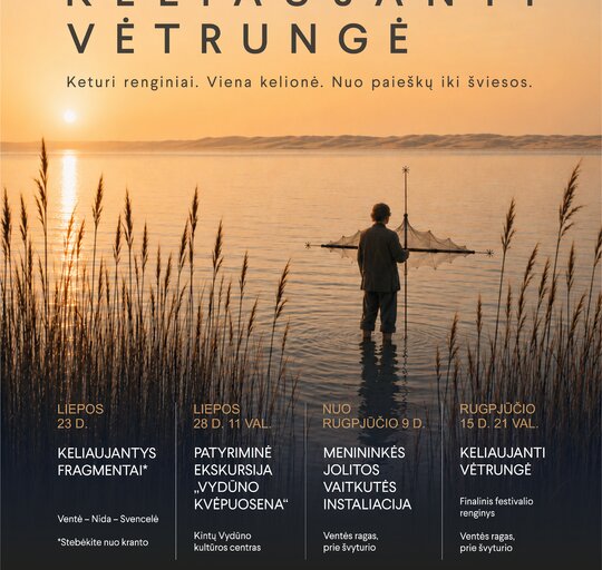 Festivalis „Keliaujanti vėtrungė“ kvies pažinti Vydūną šiuolaikinio meno kalba