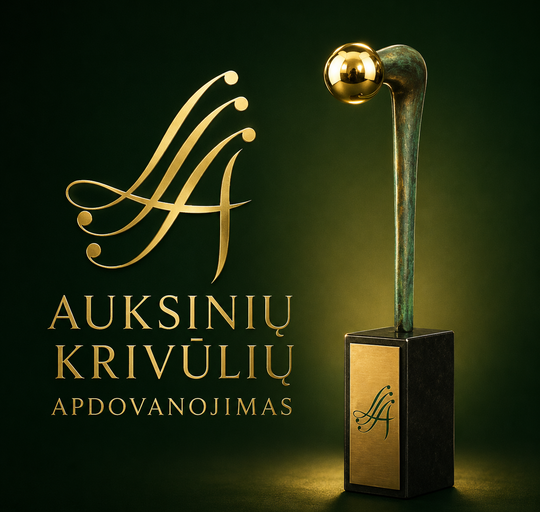 Kviečiame siūlyti kandidatus „Auksinės krivūlės“ riterio apdovanojimui