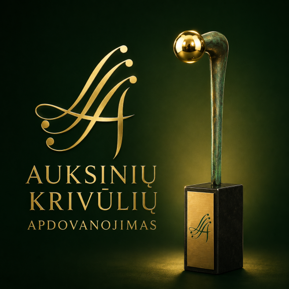 Kviečiame siūlyti kandidatus „Auksinės krivūlės“ riterio apdovanojimui