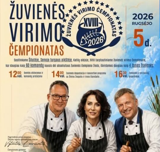 Jau rytoj - XVIII tarptautinis žuvienės virimo čempionatas