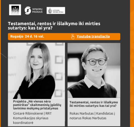 „Nė vienas nėra pamirštas“  ir vėl Jus kviečia į nuotolinę paskaitą