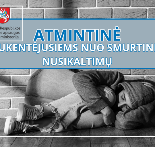 Atmintinė nukentėjusiems nuo smurtinių nusikaltimų
