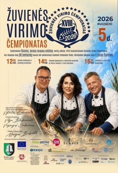 Jau rytoj - XVIII tarptautinis žuvienės virimo čempionatas