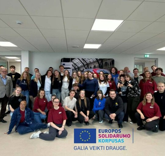 Šilutėje susitiko Europos solidarumo korpuso solidarumo projektų vykdytojai